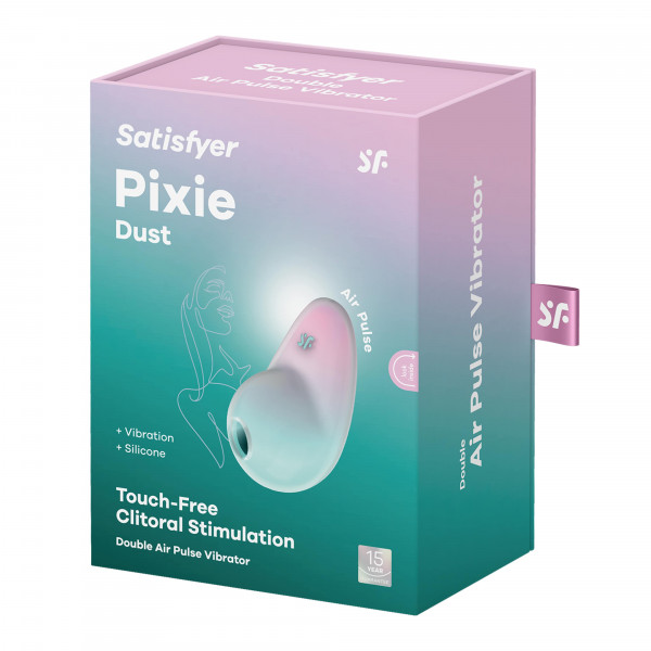 Вакуумно-волновой клиторальный вибростимулятор Pixie Dust (mint/pink)