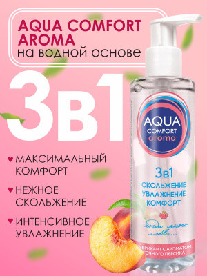 Гель-любрикант AQUA COMFORT intim AROMA 195г арт. LB-36002