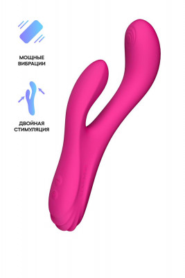Осциллирующий вибратор LOVENSE Osci 3 для стимуляции клитора и точки G , силикон, розовый, 21 см арт.7558