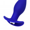 Анальная вибровтулка ToDo by Toyfa Fancy, силикон, синий, 10,7 см,  3,5 см