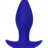 Анальная вибровтулка ToDo by Toyfa Fancy, силикон, синий, 10,7 см,  3,5 см