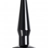 Анальная втулка TOYFA POPO Pleasure Gemini , TPE, черная, 12,1 см