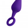 Анальная втулка ToDo by Toyfa Bung, силикон, фиолетовая, 11,5 см,  3,3 см