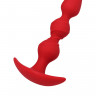 Анальная втулка ToDo by Toyfa Trio, силикон, красная, 16 см,  3,3 см
