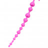 Анальная цепочка ToDo by Toyfa Long Sweety, силикон, розовая, 34 см,  2,7 см