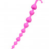 Анальная цепочка ToDo by Toyfa Long Sweety, силикон, розовая, 34 см,  2,7 см