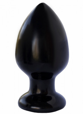 ПЛАГ-МАССАЖЕР ДЛЯ ПРОСТАТЫ BLACK MAGNUM 9 В ЛАМИНАТЕ L 130 мм, D 65 мм, цвет чёрный арт. 420900