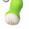 Мастурбатор TOYFA  A-Toys Crista, вагина, TPE, зеленый, 14 см