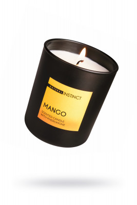 Свеча ароматическая с феромонами  Natural Instinct, манго, 180 гр.