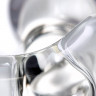 Анальная втулка Sexus Glass, стекло, прозрачная, 10,5 см,  3,5 см