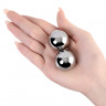 Вагинальные шарики Metal by TOYFA, металл, серебристые,  3 см