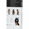 Маска кошки Glossy ANN из материала Wetlook, черный, OS