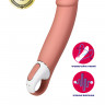 Нереалистичный вибратор Satisfyer Vibes Master, силикон, бежевый, 23,5 см.