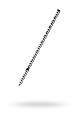 Электростимулятор уретры Mystim Tickleberry Finn, хирургическая сталь, серебряный, 19,6 см
