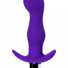 Анальная пробка с вибрацией A-Toys by TOYFA Kamet, размер M, силикон, фиолетовая, 12,9 см