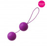 Шарики вагинальные BALLS цвет фиолетовый D 35 мм, вес 50 г арт. EE-10097 V