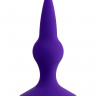 Анальная втулка ToDo by Toyfa Klapsy, силикон, фиолетовая, 10,5 см,  3 см