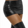 Мини-юбка LUCIANA из материала Wetlook , черное, L