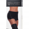 Мини-юбка LUCIANA из материала Wetlook , черное, L