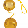 Шарики вагинальные BALLS золотые D 35 мм, вес 50 г арт. EE-10097 Z