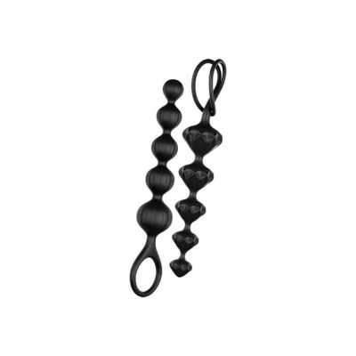 Набор анальных цепочек Satisfyer Love Beads (set of 2) - черный
