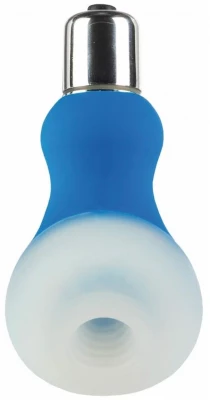 Миниатюрный вибратор Posh Silicone Ice Massager Tease со съемной насадкой для заморозки