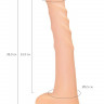 Фаллоимитатор RealStick Brutal Chiron на присоске, neoskin, телесный, 38 см
