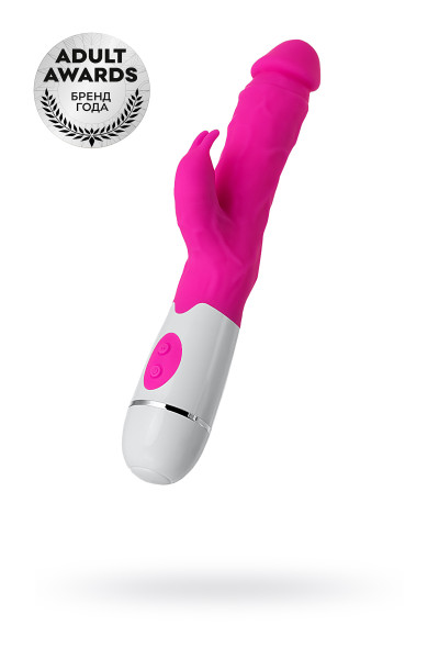 Нереалистичный вибратор TOYFA A-Toys Mist, силикон, розовый, 25,4 см