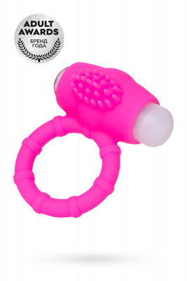 Эрекционное кольцо на пенис TOYFA  A-Toys Nevy, силикон, розовый,  2,5 см