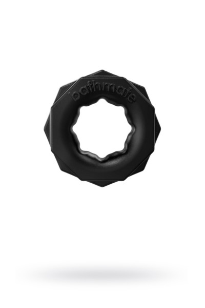 Эрекционное кольцо на пенис Bathmate Spartan, elastomex, черное,  4 см
