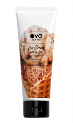 Гель ароматизированный на водной основе OYO AROMA GEL Ice-Cream 75 мл., арт. OYO-ICE