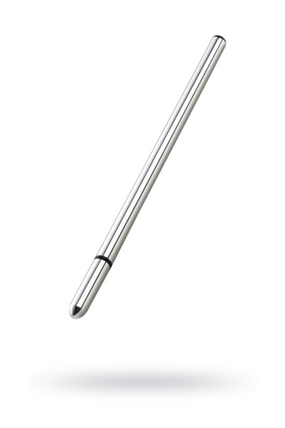 Электростимулятор уретры Mystim Proper Finn, хирургическая сталь, серебряный, 20 см