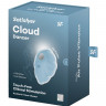 Вакуумный стимулятор клитора Satisfyer Cloud Dancer, силикон, голубой, 9 см