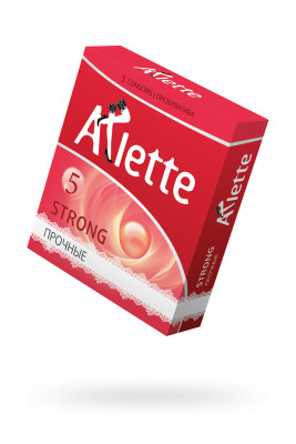 Презервативы Arlette, strong, латекс, ультрапрочные, 18 см, 5,2 см, 3 шт.