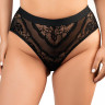 Черные трусики в размере Queen-Size.арт.AME-6053BLK-Q
