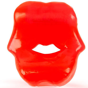 Brazzers Эрекционное кольцо в виде пухлых губ, красное. С вибрацией арт.53250