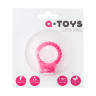 Эрекционное кольцо на пенис TOYFA A-Toys, силикон, розовый,  3,5 см