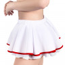 Нижняя часть костюма «Медсестра», Pecado BDSM, юбка,бело-красный, 44-46