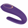 Многофункциональный стимулятор для пар Satisfyer Partner Toy, силикон, фиолетовый, 18,5 см.