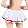 Нижняя часть костюма «Медсестра», Pecado BDSM, юбка,бело-красный, 40-42