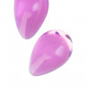 Вагинальные шарики Sexus Glass, стекло, розовые,  2,7 см