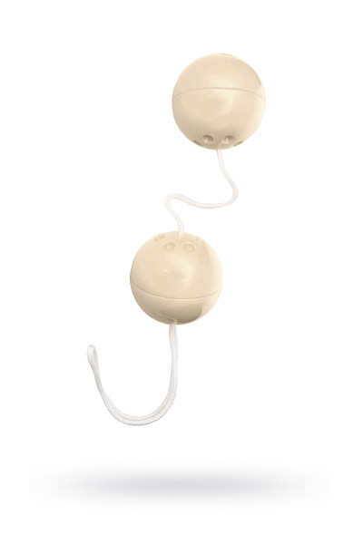 Вагинальные шарики Dream Toys, ABS пластик, белый, 3,5 см