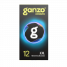 ПРЕЗЕРВАТИВЫ GANZO XXL 56 гладкие №12 BLACK EDITION (увеличенного размера), арт. 0701-119