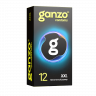ПРЕЗЕРВАТИВЫ GANZO XXL 56 гладкие №12 BLACK EDITION (увеличенного размера), арт. 0701-119