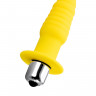 Анальная вибровтулка ToDo by Toyfa Lancy, силикон, желтая, 11 см