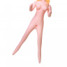 Кукла надувная Dolls-X by TOYFA Celine с реалистичной головой, блондинка, с тремя отверстиями