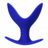 Расширяющая анальная втулка ToDo by Toyfa Bloom, силикон, синяя, 9 см,  6,5 см