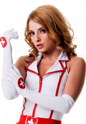 Перчатки медсестры (One size) арт.02849
