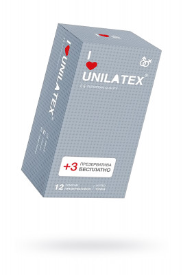 Презервативы Unilatex, dotted, латекс, точечные, 19 см, 5,4 см, 15 шт.