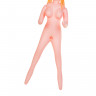 Кукла надувная Dolls-X by TOYFA Olivia, рыжая, с тремя отверстиями, кибер вставка: вагина-анус